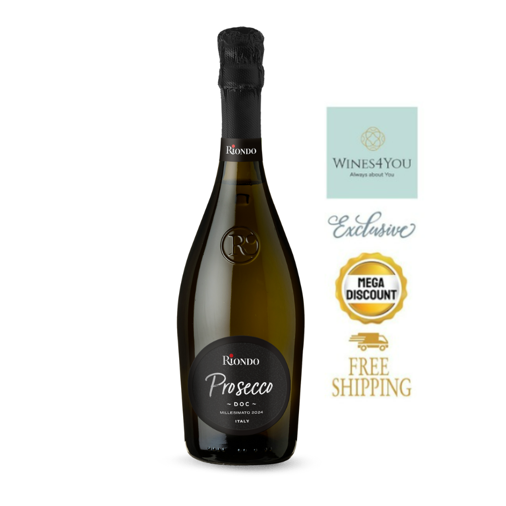 Riondo Millesimato Vintage Extra Dry Prosecco Italy Sparkling Wine 2023